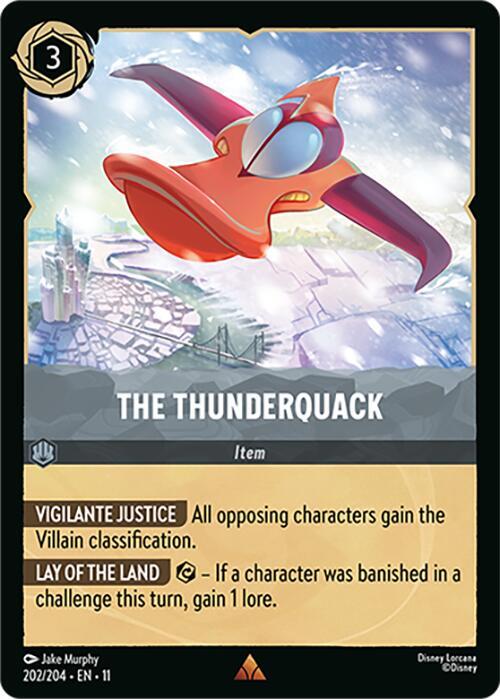 The Thunderquack 202/204 card from Winterspell