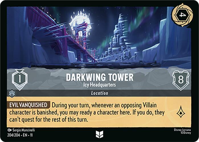 Darkwing Tower - Icy Headquarters 204/204 card from Winterspell