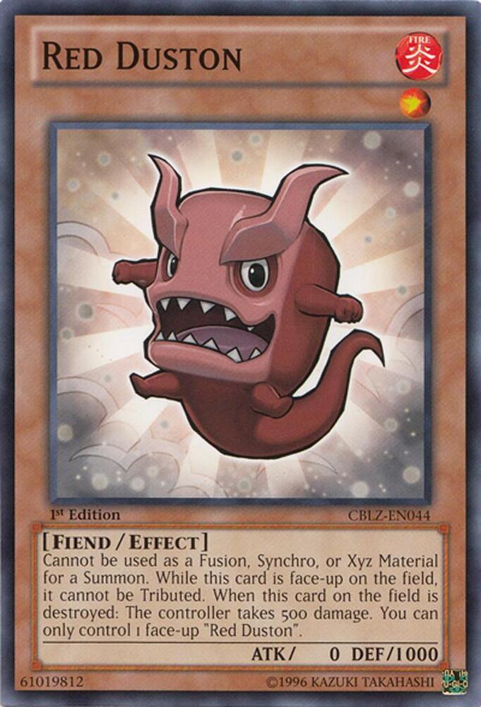 Red Duston CBLZ-EN044 card from Cosmo Blazer