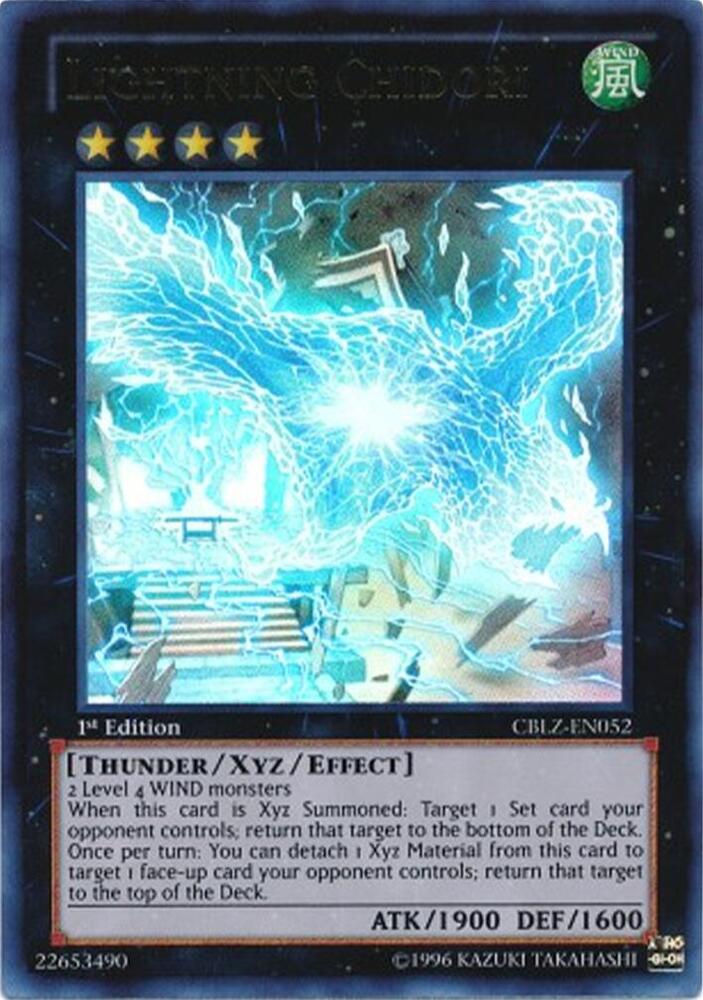 Lightning Chidori CBLZ-EN052 card from Cosmo Blazer