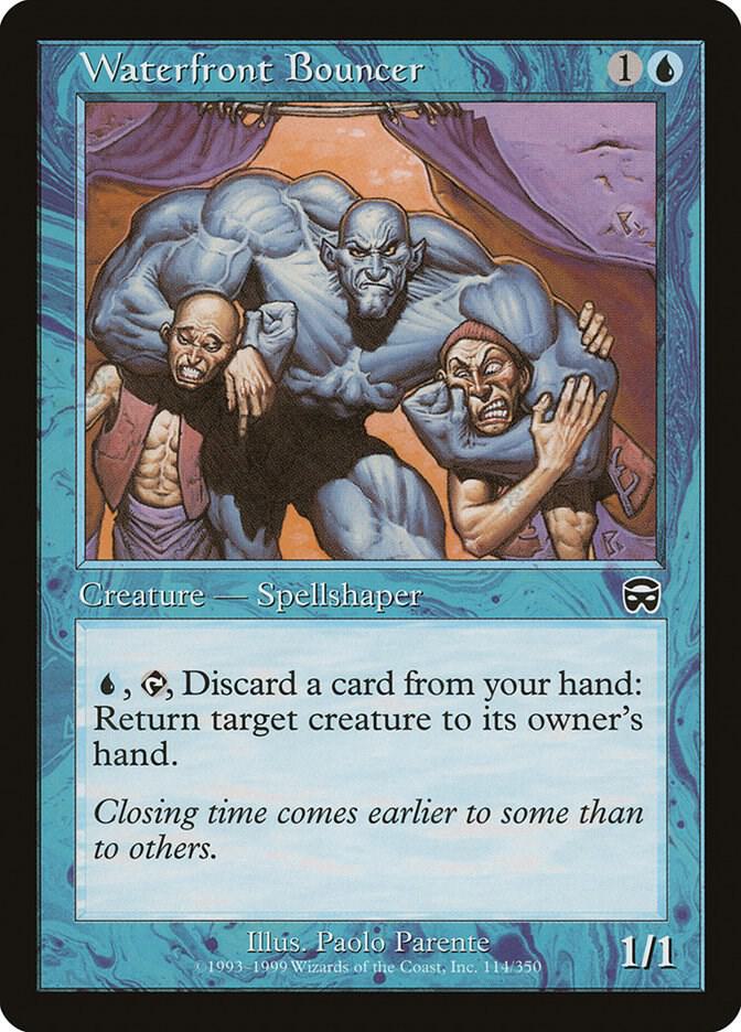 Waterfront Bouncer 114 card from Mercadian Masques
