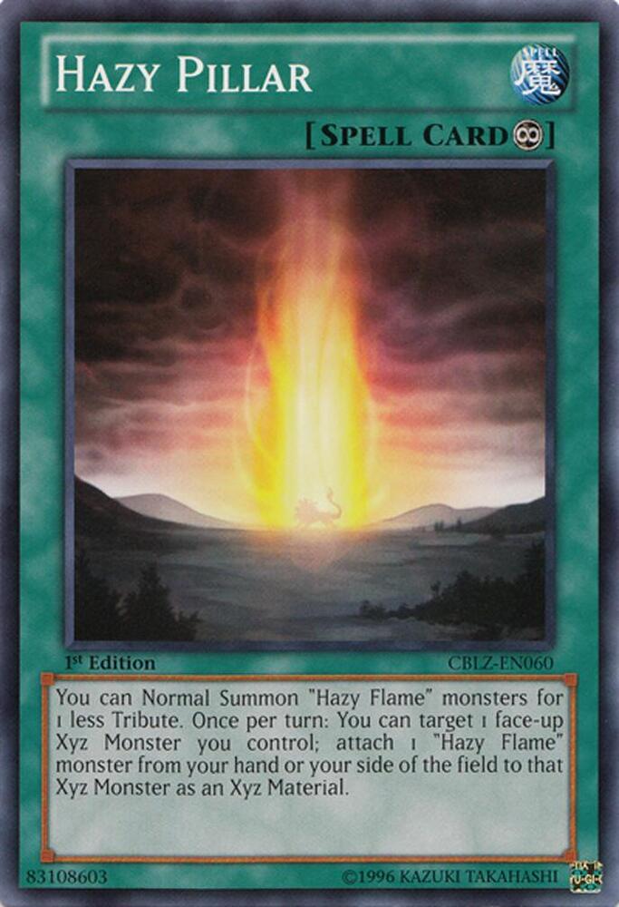 Hazy Pillar CBLZ-EN060 card from Cosmo Blazer