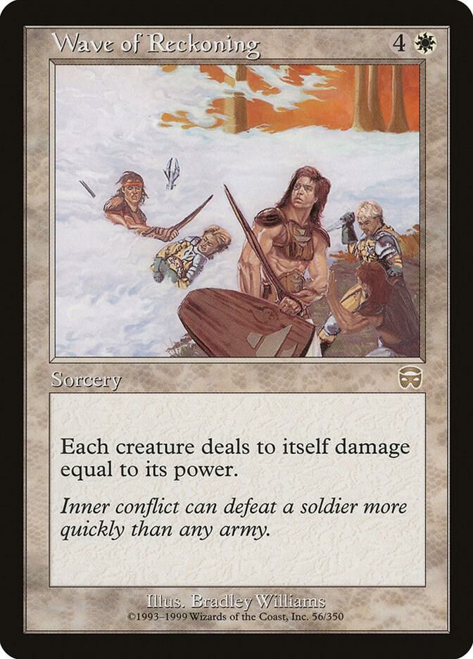 Wave of Reckoning 56 card from Mercadian Masques