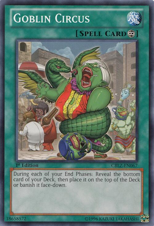 Goblin Circus CBLZ-EN067 card from Cosmo Blazer