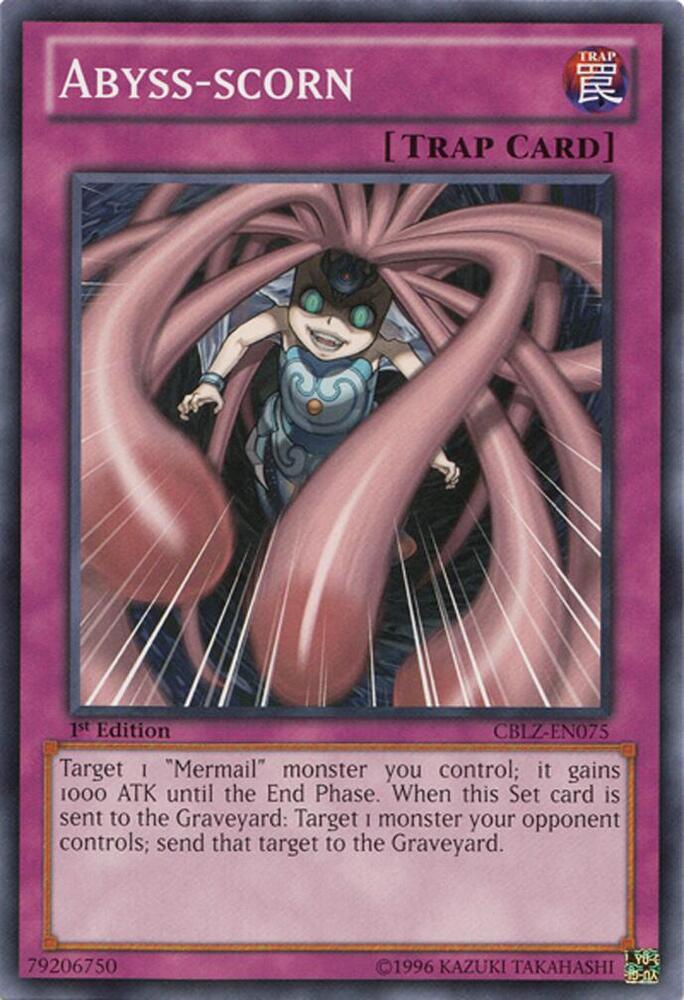 Abyss-scorn CBLZ-EN075 card from Cosmo Blazer