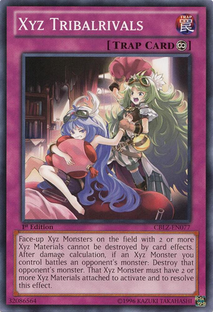 Xyz Tribalrivals CBLZ-EN077 card from Cosmo Blazer