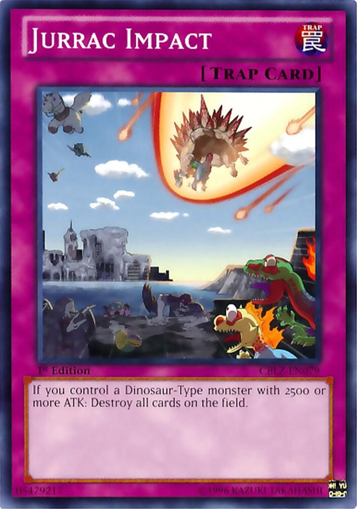 Jurrac Impact CBLZ-EN079 card from Cosmo Blazer