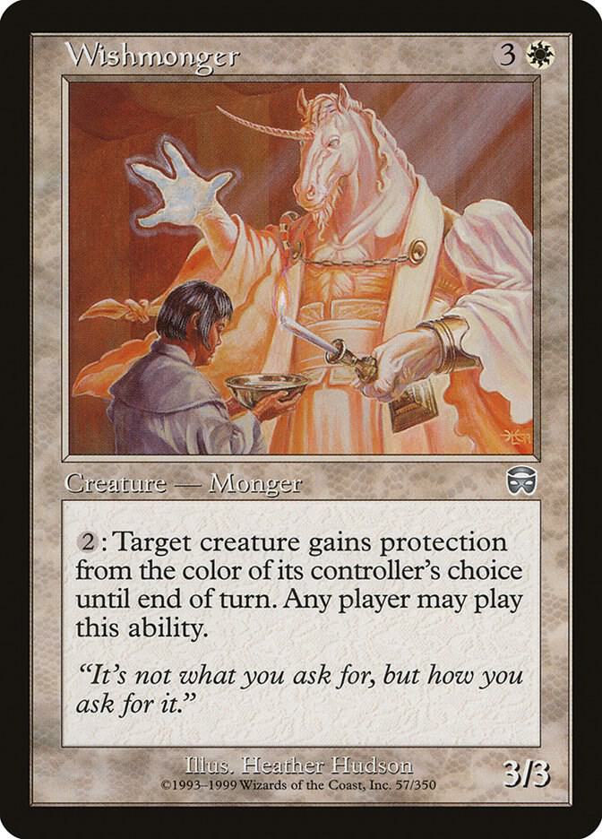 Wishmonger 57 card from Mercadian Masques