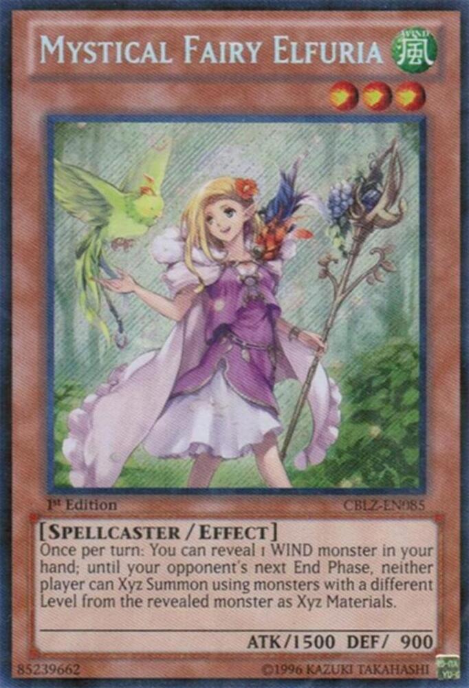 Mystical Fairy Elfuria CBLZ-EN085 card from Cosmo Blazer