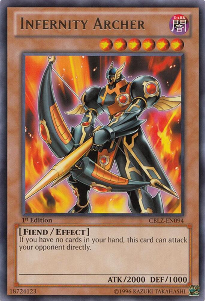 Infernity Archer CBLZ-EN094 card from Cosmo Blazer
