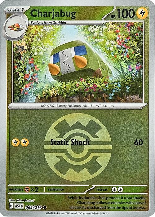 Charjabug (Quick Ball) 065/217 card from ME: Ascended Heroes