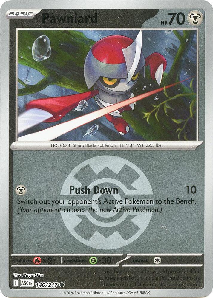 Pawniard (Quick Ball) 146/217 card from ME: Ascended Heroes
