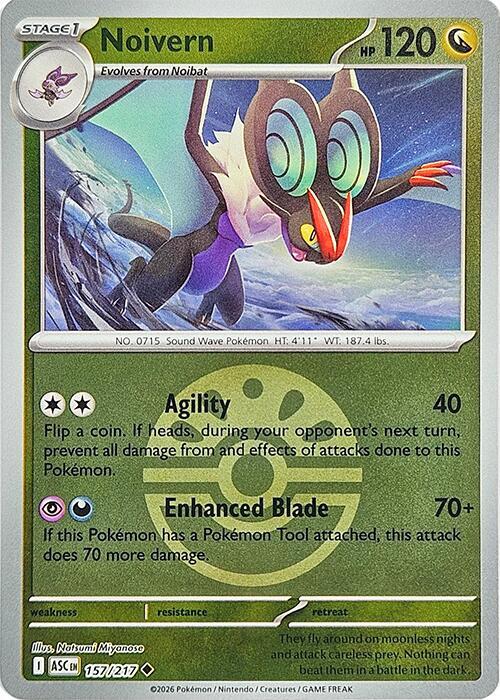 Noivern (Friend Ball) 157/217 card from ME: Ascended Heroes