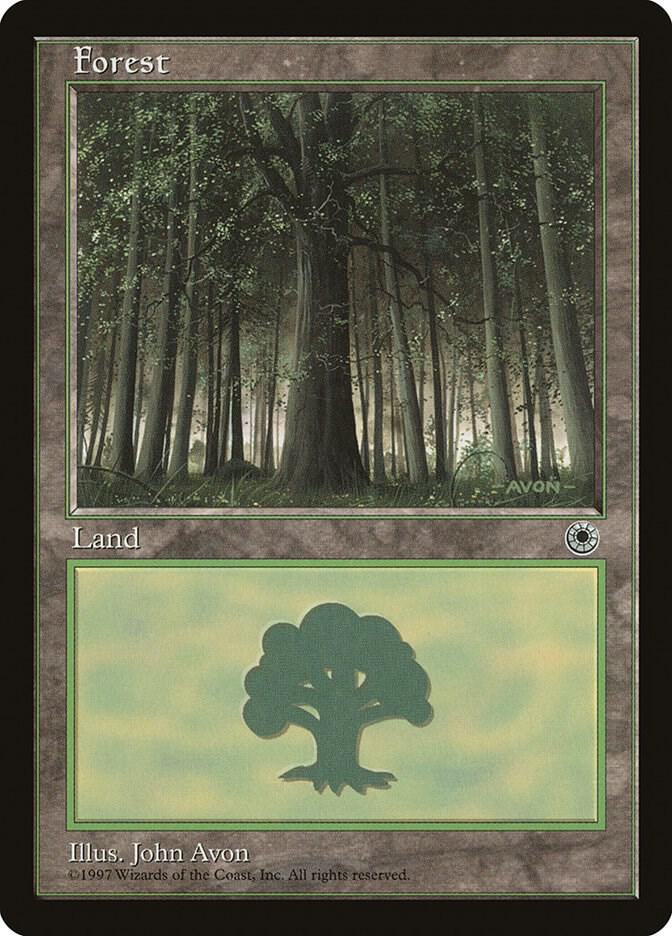 Forest (Large Middle) card from Portal