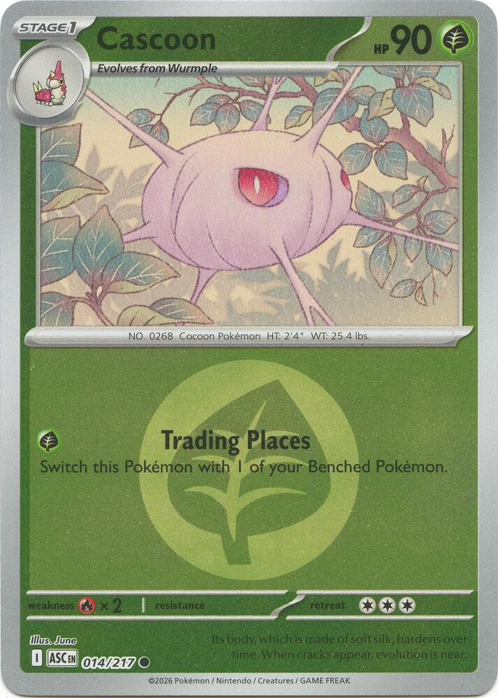 Cascoon (Energy Symbol Pattern) 014/217 card from ME: Ascended Heroes