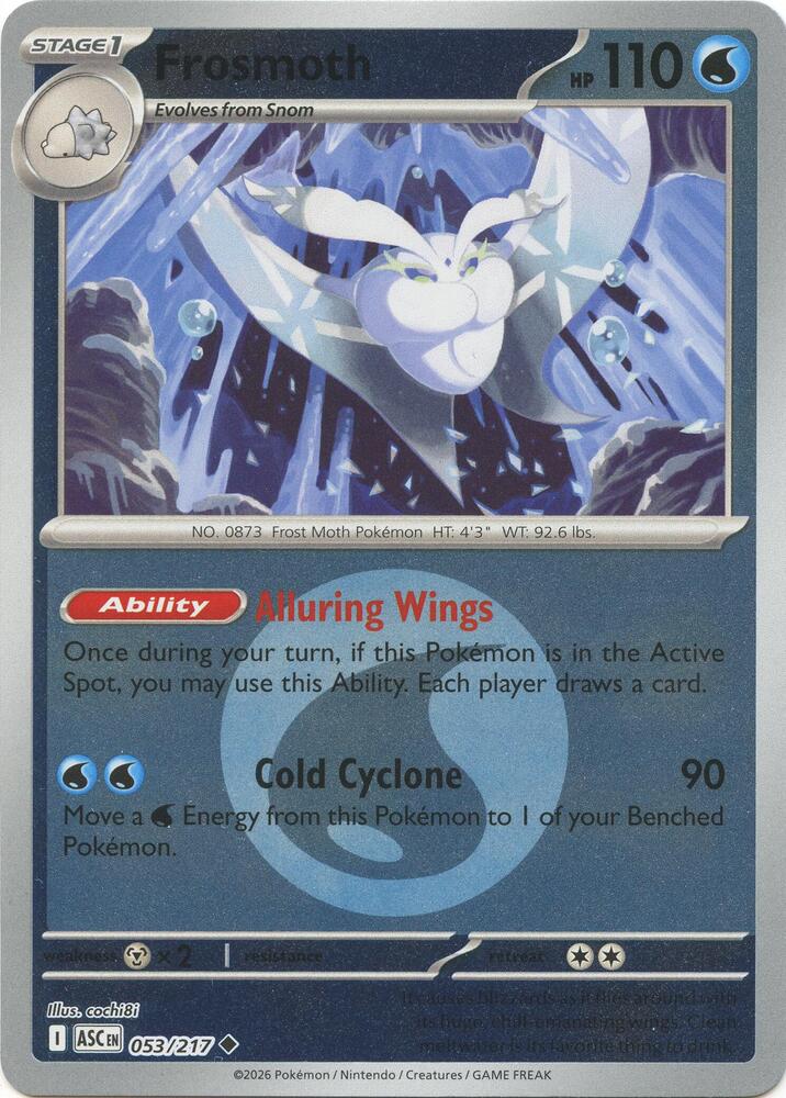 Frosmoth (Energy Symbol Pattern) 053/217 card from ME: Ascended Heroes