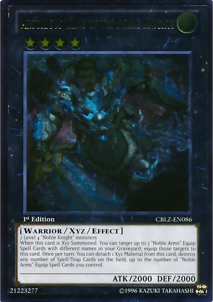 Artorigus, King of the Noble Knights (UTR) CBLZ-EN086 card from Cosmo Blazer