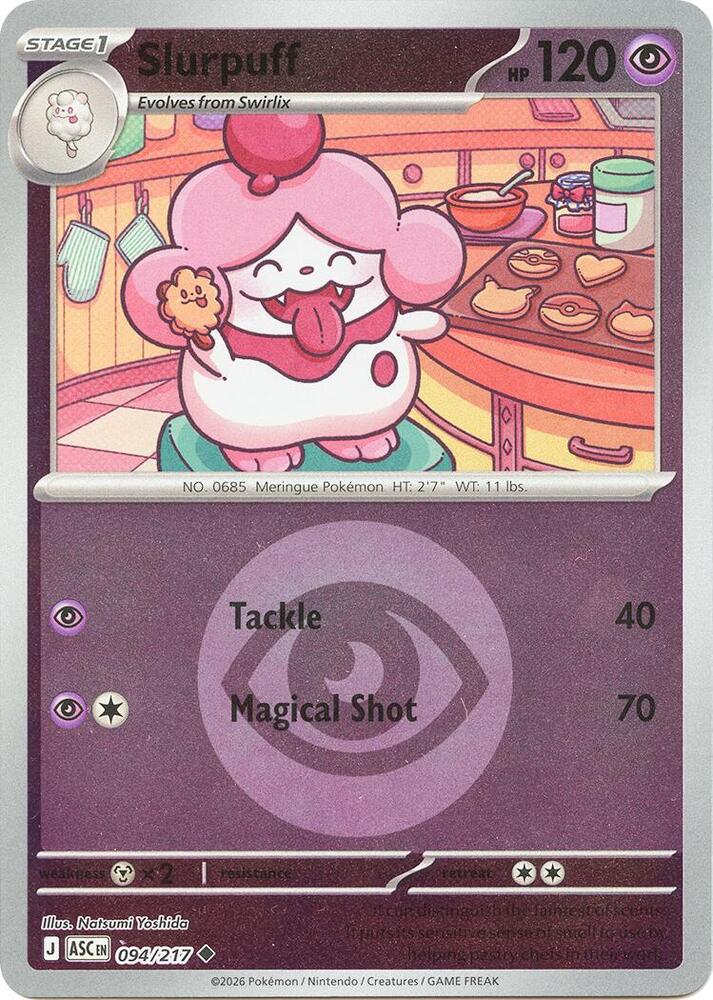Slurpuff (Energy Symbol Pattern) 094/217 card from ME: Ascended Heroes