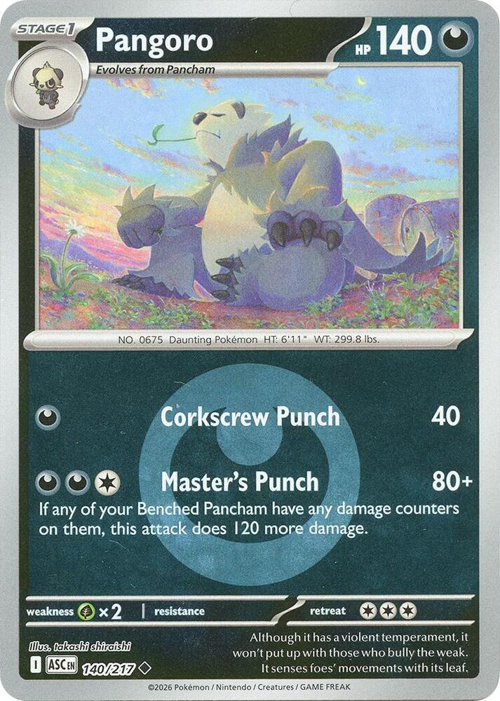 Pangoro (Energy Symbol Pattern) 140/217 card from ME: Ascended Heroes
