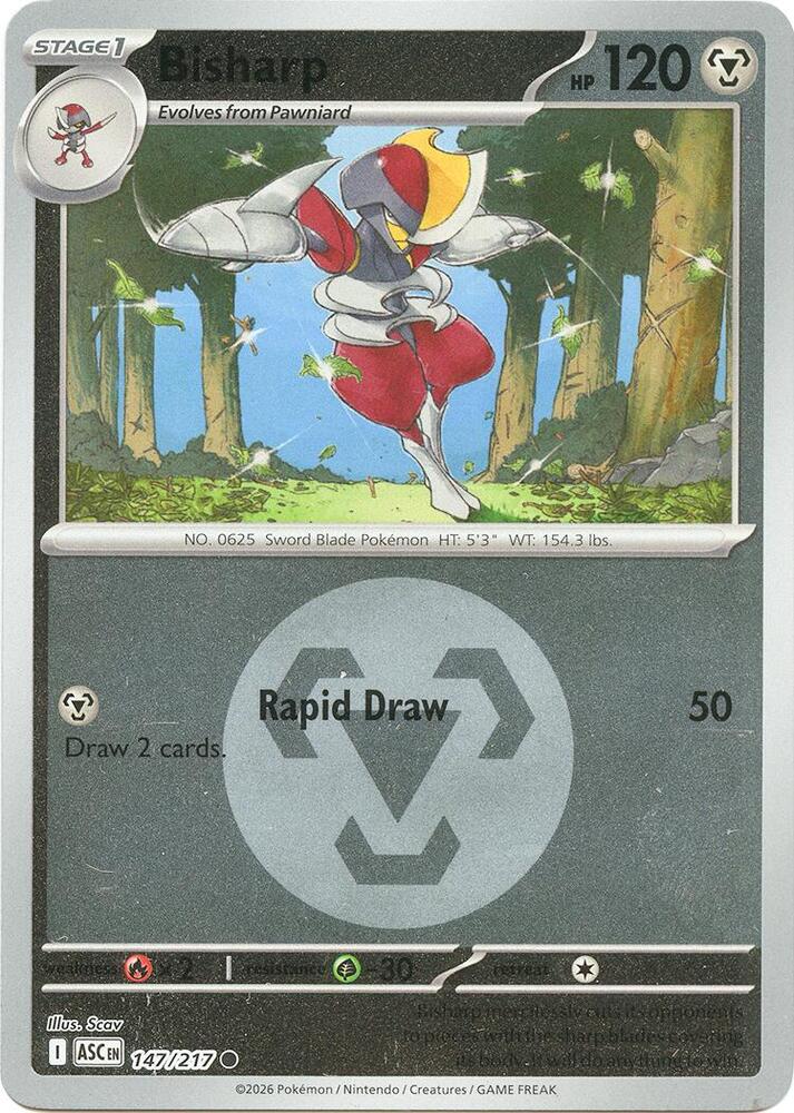 Bisharp (Energy Symbol Pattern) 147/217 card from ME: Ascended Heroes