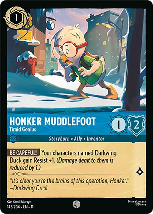 Honker Muddlefoot - Timid Genius 143/204 card from Winterspell