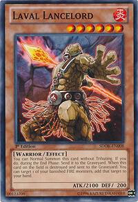 Laval Lancelord SDOK-EN008 card from Structure Deck: Onslaught of the Fire Kings