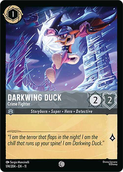 Darkwing Duck - Crime Fighter 174/204 card from Winterspell