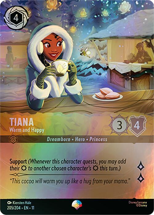 Tiana - Warm and Happy (Epic) 205/204 card from Winterspell