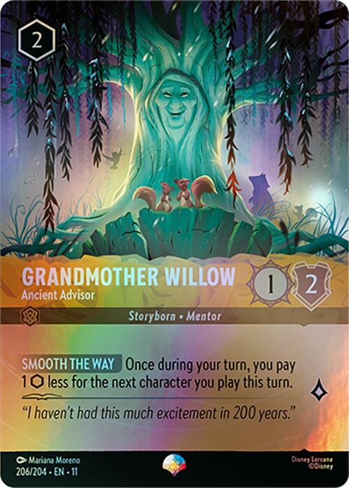 Grandmother Willow - Ancient Advisor (Epic) 206/204 card from Winterspell