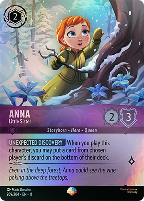Anna - Little Sister (Epic) 209/204 card from Winterspell
