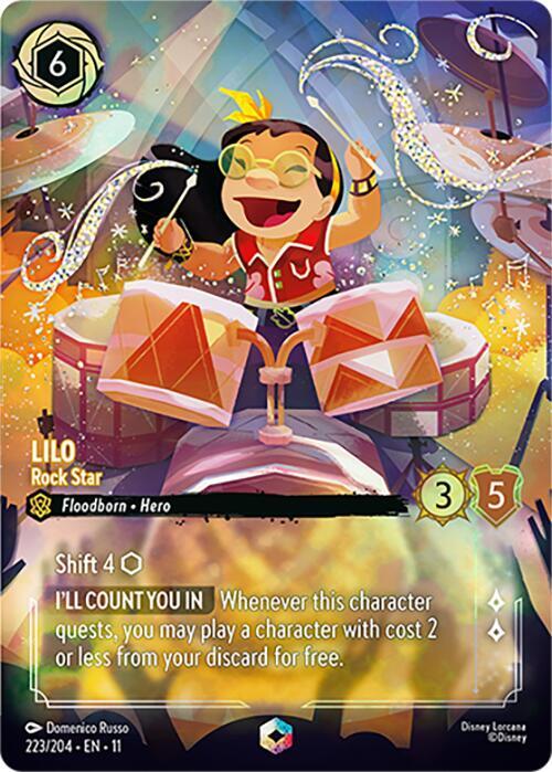 Lilo - Rock Star (Enchanted) 223/204 card from Winterspell