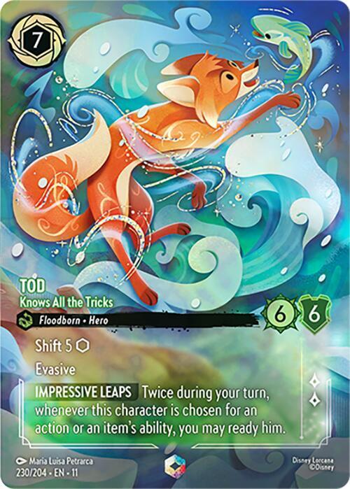 Tod - Knows All the Tricks (Enchanted) 230/204 card from Winterspell