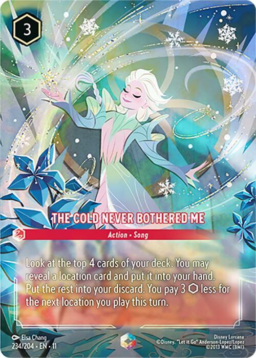 The Cold Never Bothered Me (Enchanted) 234/204 card from Winterspell