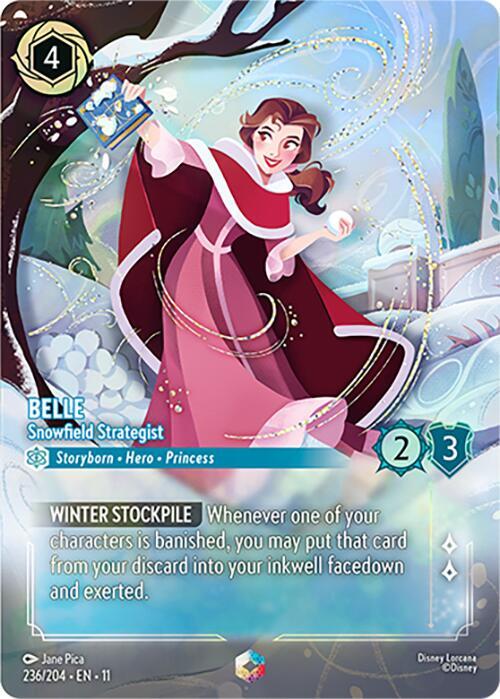 Belle - Snowfield Strategist (Enchanted) 236/204 card from Winterspell