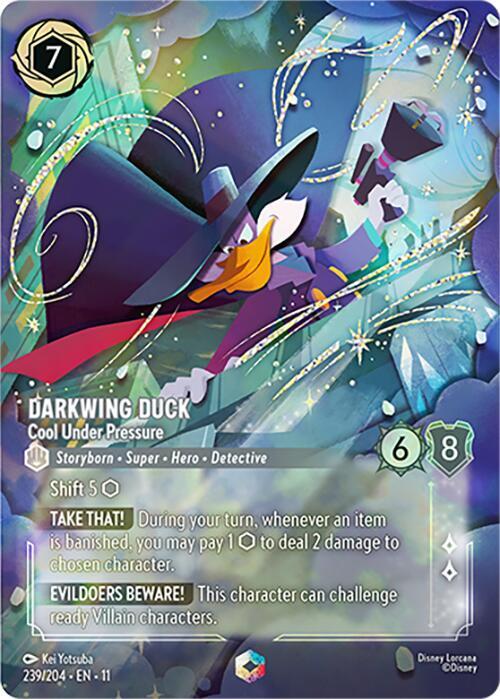 Darkwing Duck - Cool Under Pressure (Enchanted) 239/204 card from Winterspell
