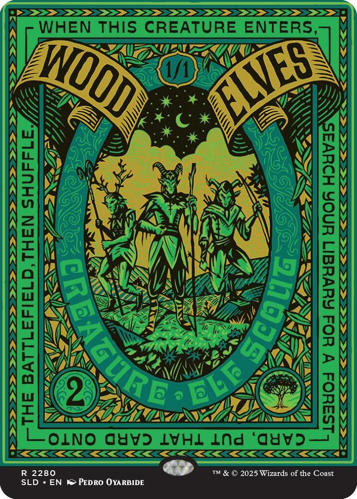 Wood Elves 2280 card from Secret Lair Drop Series