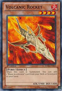 Volcanic Rocket SDOK-EN013 card from Structure Deck: Onslaught of the Fire Kings