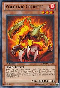 Volcanic Counter SDOK-EN014 card from Structure Deck: Onslaught of the Fire Kings