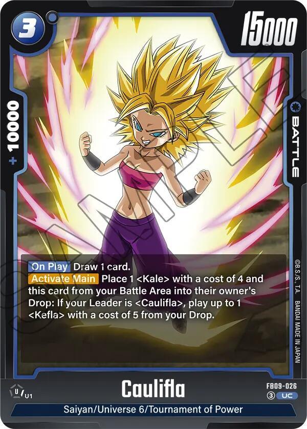 Caulifla FB09-026 card from Dual Evolution