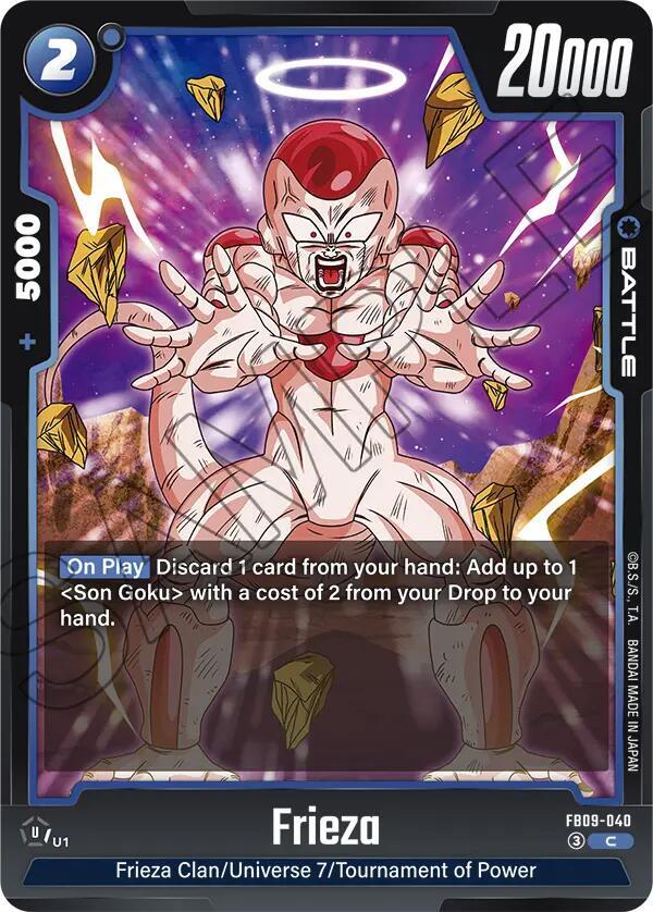 Frieza FB09-040 card from Dual Evolution