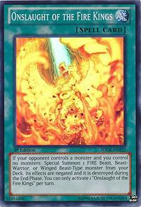 Onslaught of the Fire Kings SDOK-EN022 card from Structure Deck: Onslaught of the Fire Kings
