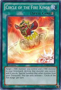 Circle of the Fire Kings SDOK-EN023 card from Structure Deck: Onslaught of the Fire Kings