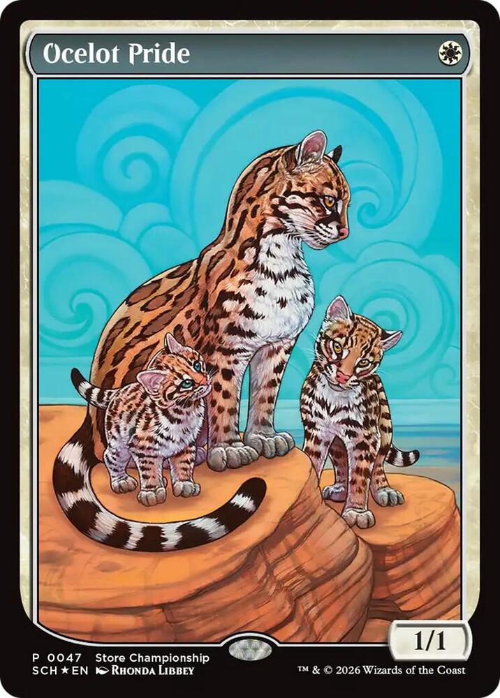 Ocelot Pride 47 card from Game Day & Store Championship Promos
