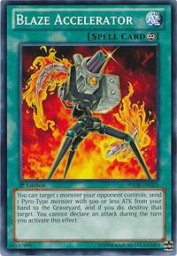 Blaze Accelerator SDOK-EN025 card from Structure Deck: Onslaught of the Fire Kings