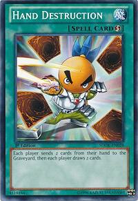 Hand Destruction SDOK-EN028 card from Structure Deck: Onslaught of the Fire Kings