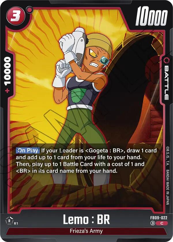 Lemo : BR FB09-022 card from Dual Evolution