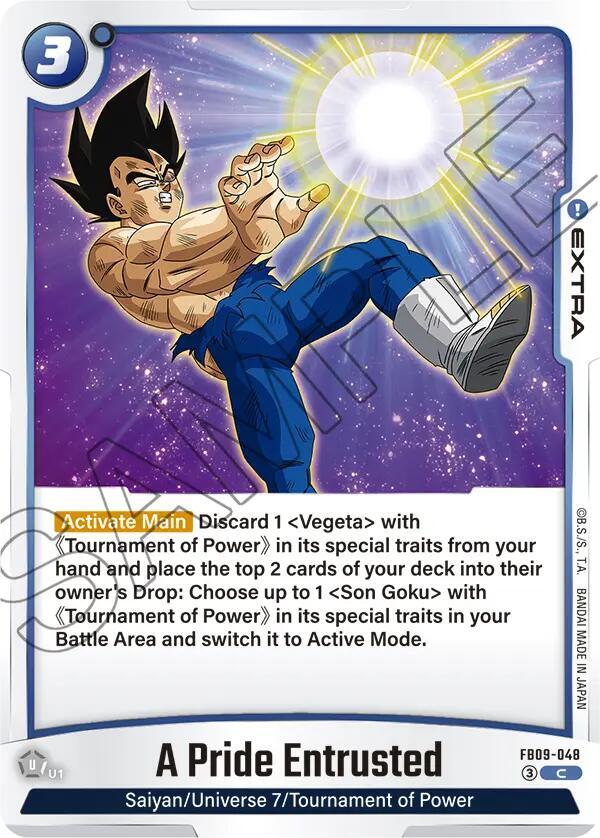 A Pride Entrusted FB09-048 card from Dual Evolution
