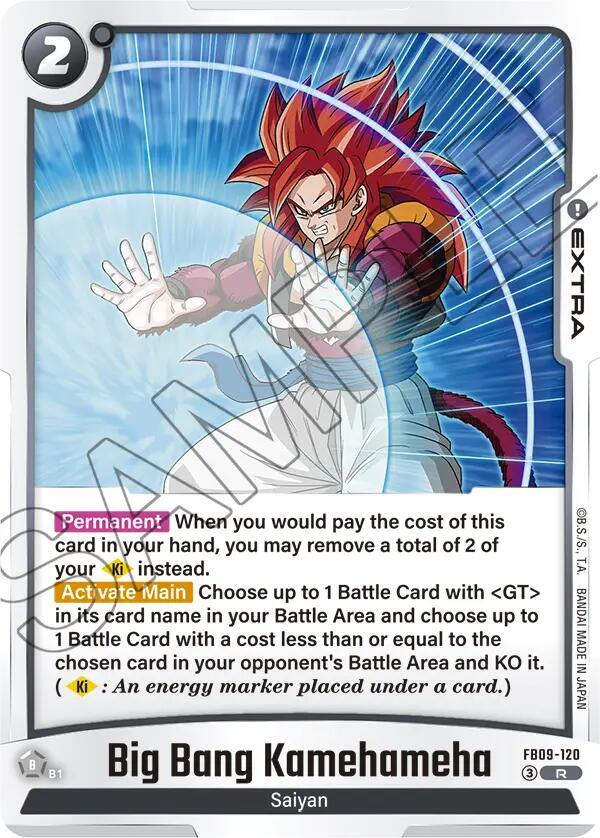 Big Bang Kamehameha FB09-120 card from Dual Evolution