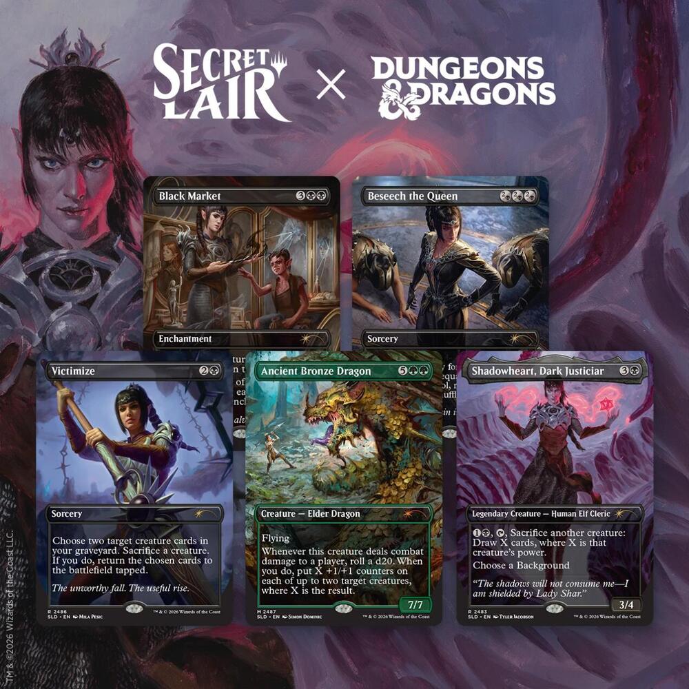 Secret Lair Drop: Secret Lair x Dungeons & Dragons: Shadowheart’s Devotion - Non-Foil Edition card from Secret Lair Drop Series