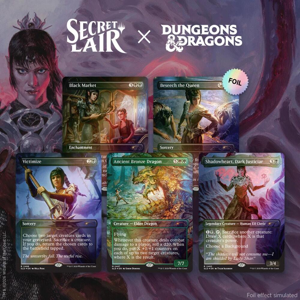 Secret Lair Drop: Secret Lair x Dungeons & Dragons: Shadowheart’s Devotion - Traditional Foil Edition card from Secret Lair Drop Series